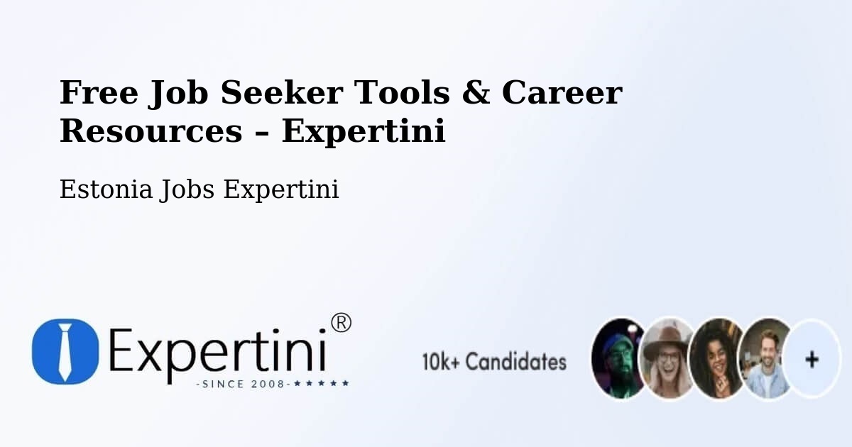 Free Job Seeker Tools & Career Resources – Jõgeva - Jõgeva, Estonia Jobs Expertini