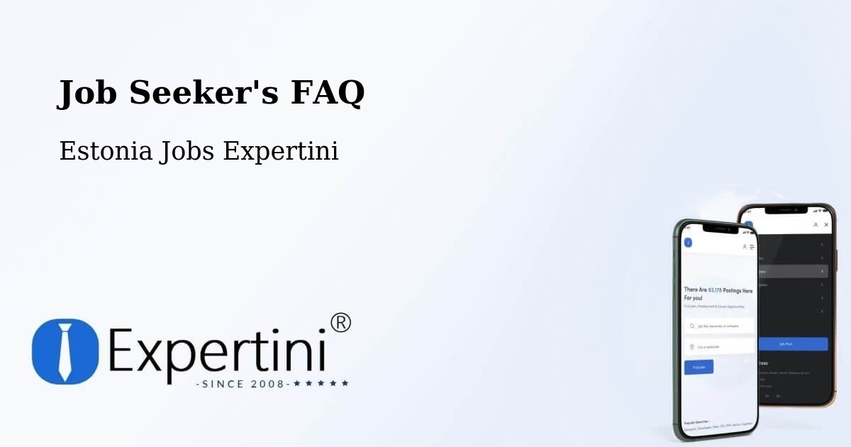 Job Seeker FAQ – Jõgeva - Estonia Jobs Expertini
