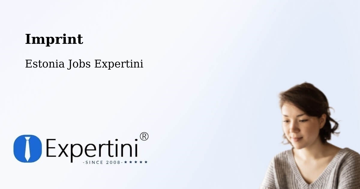 Imprint – Jõgeva - Estonia Jobs Expertini